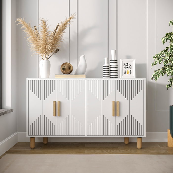Hanah Home Roger - Consola Blanca